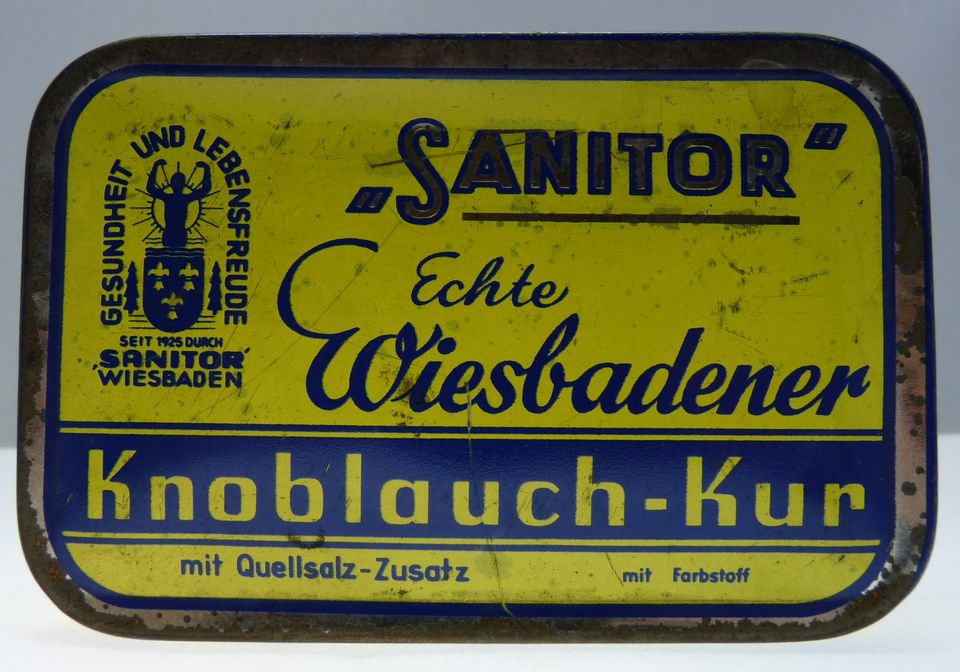 Blechdosen, Crüwell-Haus, Sanitor, Dr. Schweizter`s in Osnabrück