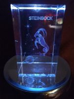 Steinbock in 3D, LED Drehender Glasstein Saarland - Rehlingen-Siersburg Vorschau