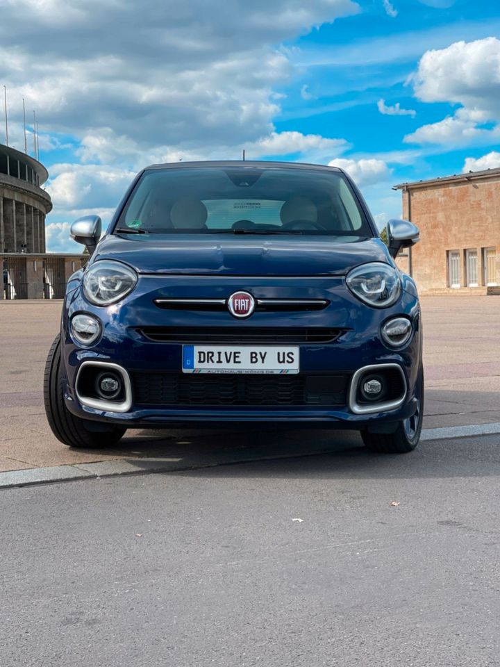 Fiat 500X Yacht Club Cabri 2022 Autovermietung Mietwagen Automieten Rent a car in Berlin