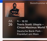 Travis Scott Konzert Frankfurt Baden-Württemberg - Neckarsulm Vorschau