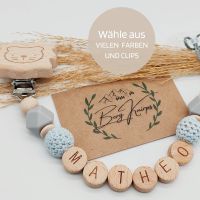 Schnullerkette mit Namen Nuckelkette Babybett Baby Bayern - Scheidegg Vorschau