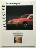 Prospekt Saab Euro-Magazin 3/91 inkl. Versand n. DE Baden-Württemberg - Winnenden Vorschau