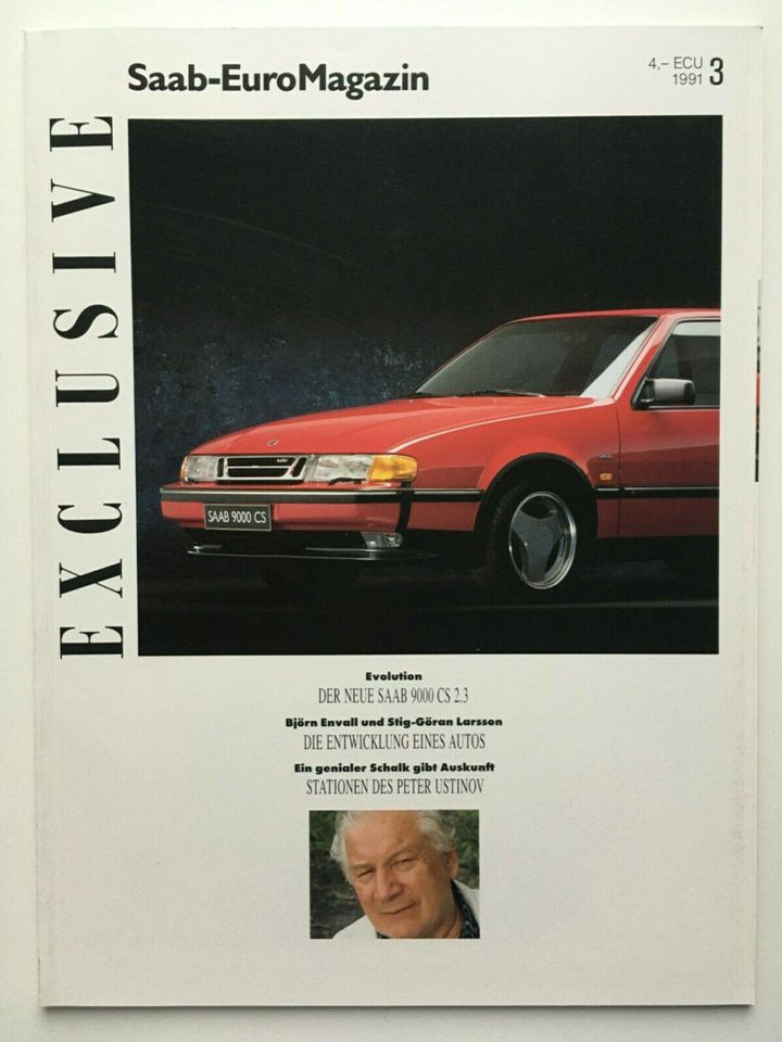 Prospekt Saab Euro-Magazin 3/91 inkl. Versand n. DE in Winnenden