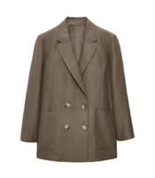 Massimo Dutti  Blazer Gr. 44 / XL Braun Leinen Nordrhein-Westfalen - Neuss Vorschau