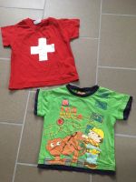 2 T-Shirt Shirt 86/92 kurzarm Bob der Baumeister Schweiz rot grün Sachsen - Lengenfeld Vogtland Vorschau