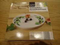 Sommerliche Keramik; Dekoteller Oliven, Platte Antipasti Teller Hessen - Lich Vorschau