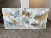 Abstrakte Kunst Malerei auf Leinwand 75 x 150 cm mit Blattgold Dresden - Neustadt Vorschau