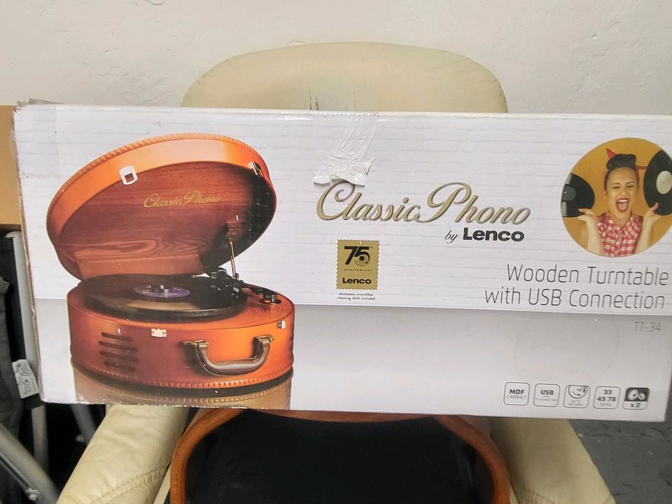 Lenco Classic Phono Schallplattenspieler NEU in Saarbrücken