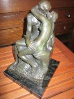 Skulptur Bronze „Der Kuss“ Auguste Rodin 27 cm Wandsbek - Hamburg Sasel Vorschau