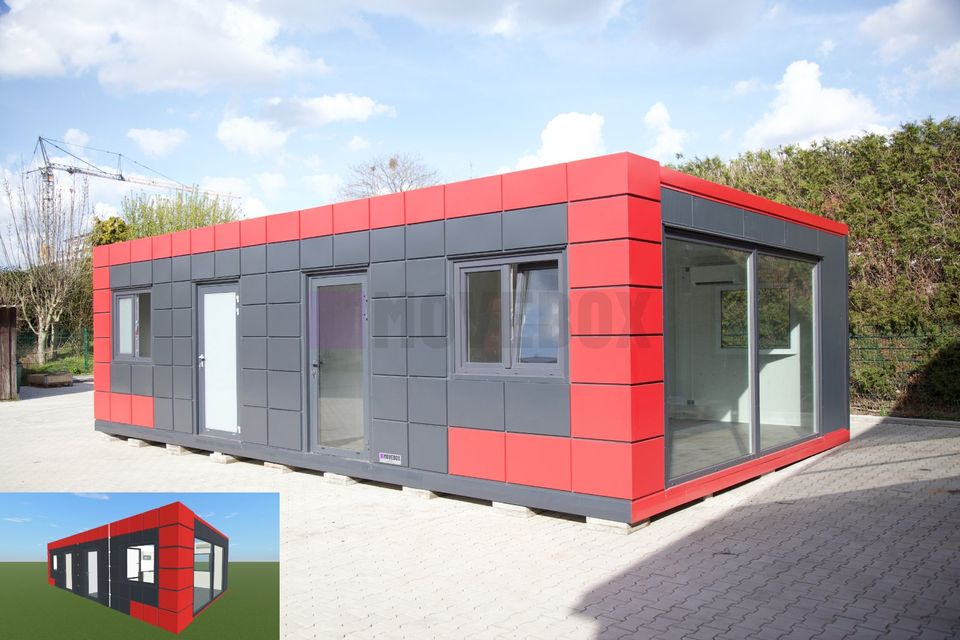 Container Bürocontainer Wohnung Pavillon Mini-Haus Gartenhaus fe1 in Leipzig