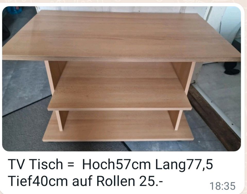 TV Tisch für das Wohnzimmer in Lütjenburg