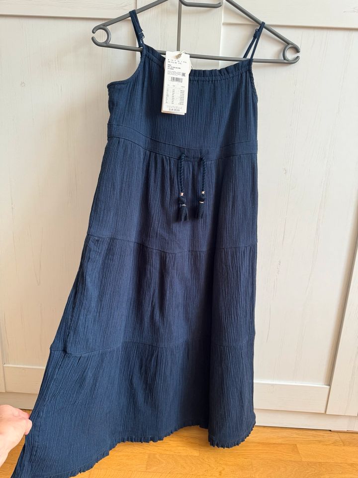 S.Oliver, Träger,kleid, blau, 100 % Baumwolle, neu mit Etikett in Michelstadt