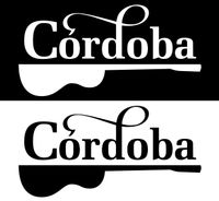 Cordoba Guitars 19cm Aufkleber, weiß o. schwarz Bayern - Traunstein Vorschau