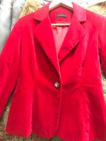 Vero Moda Sakko Jacke Jackett Samt rot Swarovski Steine 34 neu Bayern - Regensburg Vorschau