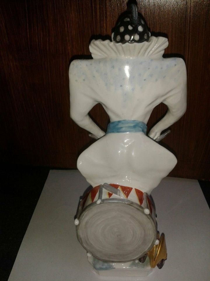 Original Peter Strang Meissen Figur Musikclown Trommler 23,5 cm in München