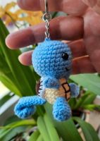 Stofftier, Squirtle, Amigurumi, Schlüsselanhänger, Handarbeit, BW Baden-Württemberg - Burgrieden Vorschau