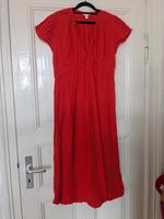 H&M Kleid Midikleid rot Baumwolle Kurzarm M 38 40 Schleswig-Holstein - Kiel Vorschau