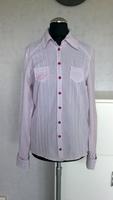 Bluse Hemd Oberteil ecru rot Nadelstreifen Gr. S edc by Esprit Brandenburg - Neustadt (Dosse) Vorschau
