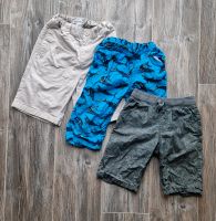 Shorts-Paket: 3 kurze Hosen in 128, beige, blau, grün Nordrhein-Westfalen - Haltern am See Vorschau