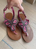 Sandalen Zehentrenner Flip-Flop Pink Perlen ASOS 38 Hessen - Dreieich Vorschau