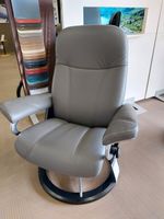 Sessel Stressless Consul M Signature Leder grau Bayern - Kelheim Vorschau