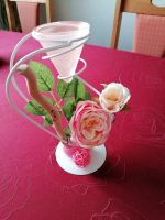 Rose Windlicht / Teelicht  Geschenkidee Sachsen-Anhalt - Halle Vorschau