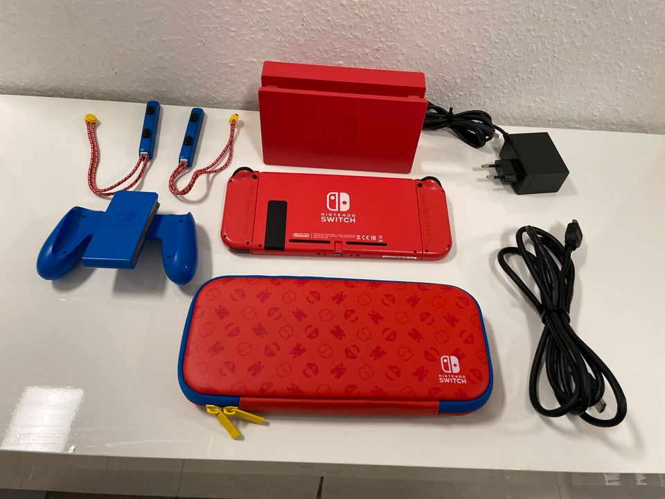 Nintendo Switch Mario Red & Blue Edition|inkl.Tasche|Anlieferung✅ in Viersen