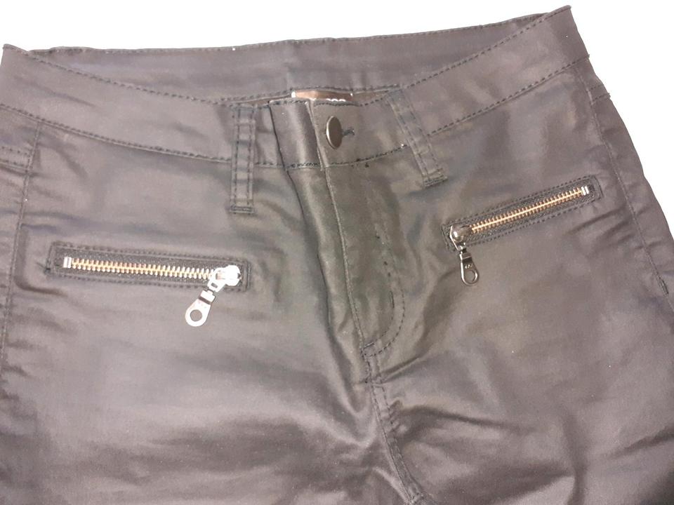 'pieces'☆Skinny Stretch-Jeans☆schwarz☆glänzend☆Gr. S☆ in Leinefelde-Worbis