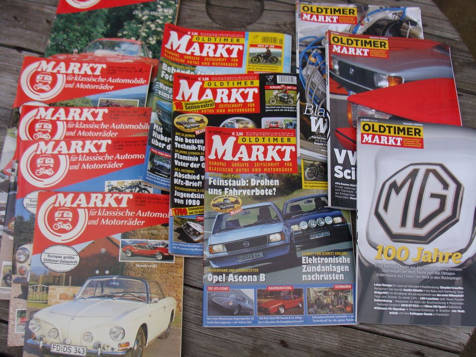 Sammlung Oldtimer Markt Hefte 1986 bis 2023 in Bielefeld