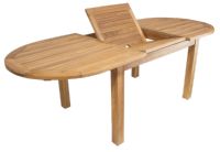 Teak- Ovalausziehtisch 240/180 x 100cm Höhe 78 cm mit 8cm Beinen Schleswig-Holstein - Ahrensburg Vorschau