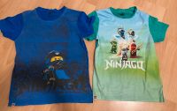 Lego Ninjago Shirt Größe 140 blau und grün Zwillinge Sachsen-Anhalt - Magdeburg Vorschau