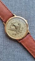 Für Sammler: Armbanduhr aus vergoldeter Zehn-Dollar-Münze (Eagle) Eimsbüttel - Hamburg Eimsbüttel (Stadtteil) Vorschau