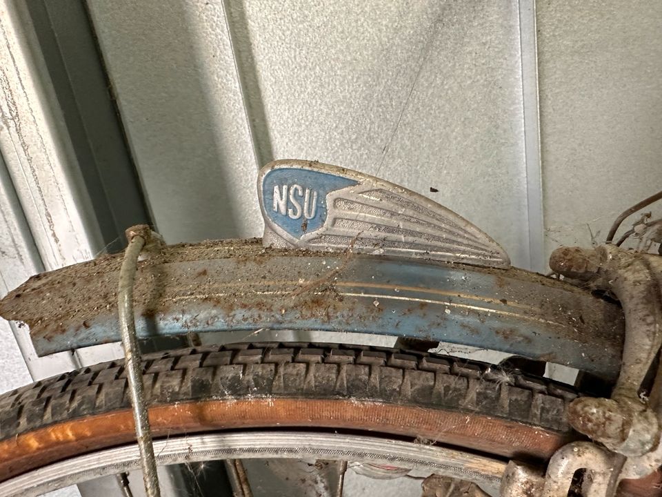 Rarität Original NSU Fahrrad komplett, ein schöner Oldtimer in Bad Wimpfen