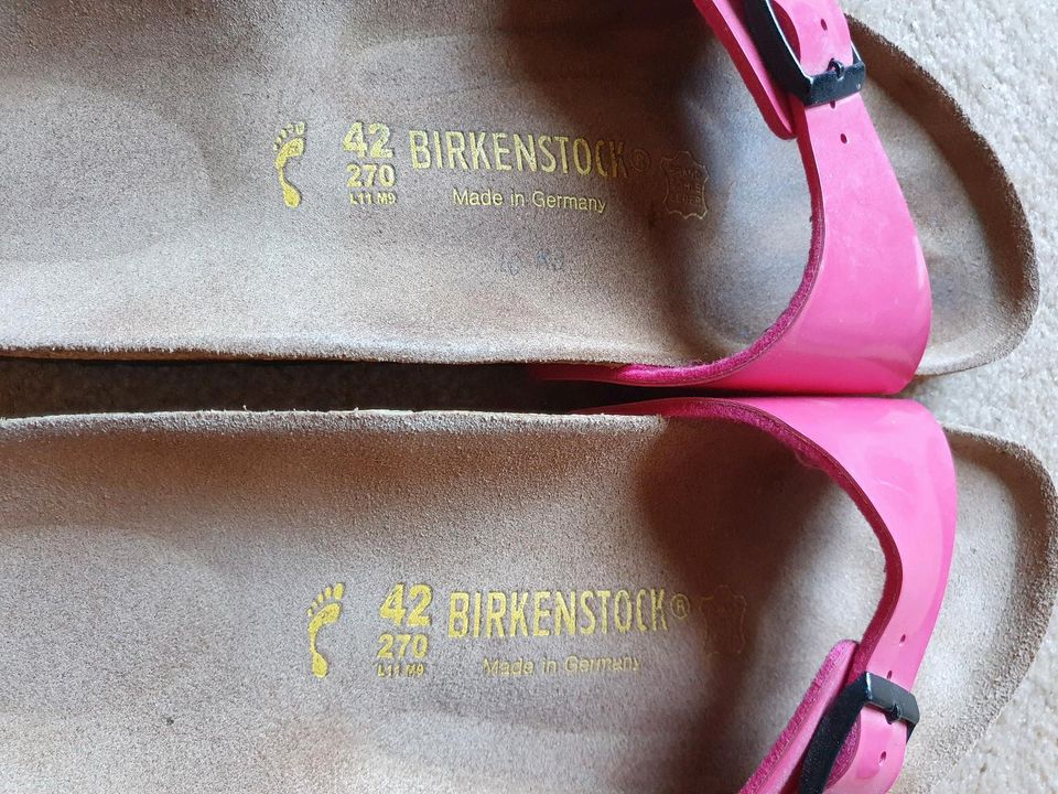 Orginal Birkenstock Madrid 42 in Pink schmal in Bad Oldesloe