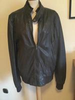 Zara Lederjacke Schlamm Braun Unisex Gr.48 Bayern - Olching Vorschau