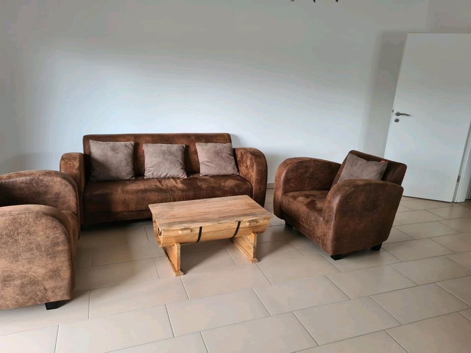 Sofa-Set in Wildleder-Optik in Gütersloh