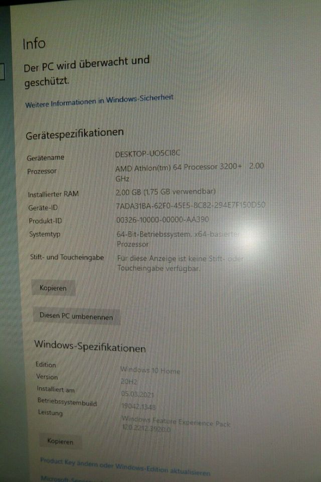 Einsteiger Windows 10  PC in Hannover