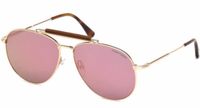 Tom Ford Sonnenbrille Pilotenbrille rosa verspiegelt Retro Berlin - Mitte Vorschau