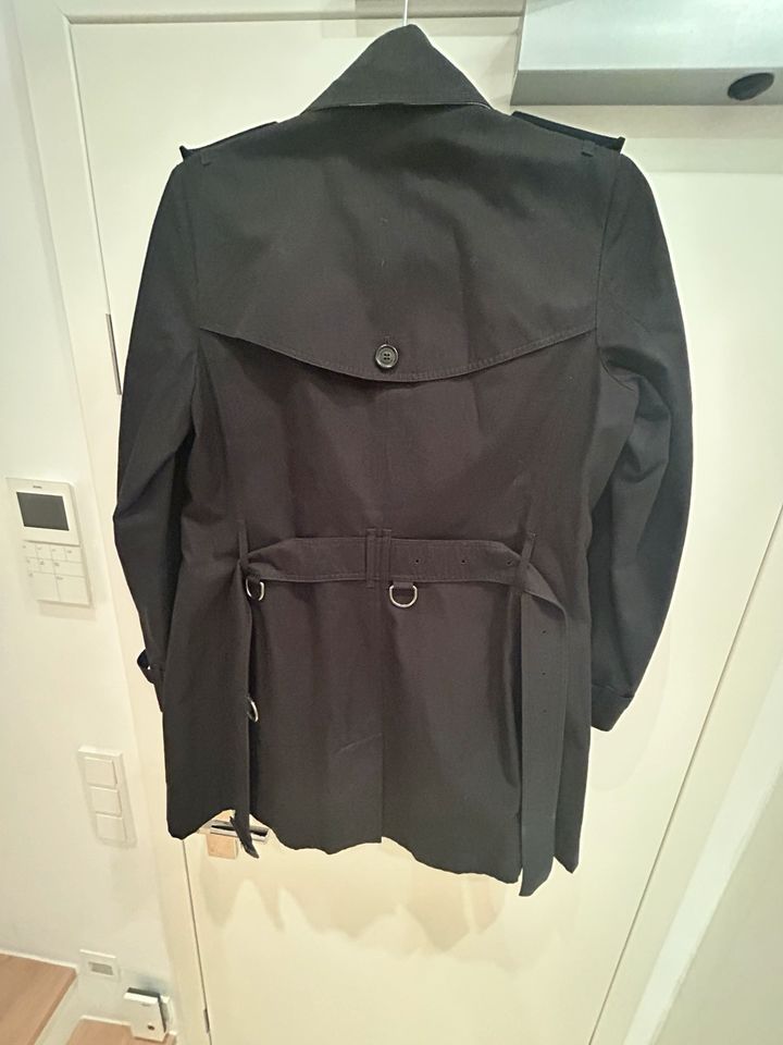 Original Burberry Trenchcoat, schwarz in München