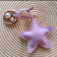 Schlüsselanhänger mit rosa Stern und zwei Perlen Schleswig-Holstein - Norderstedt Vorschau