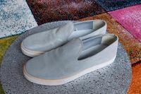 Neu - qualitative Leder Schuhe Größe 40 - flach graufarbig Thüringen - Gera Vorschau