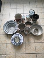 Emaille Geschirr,Tassen, Schalen, Aluminium Töpfe, DDR Hessen - Bad Hersfeld Vorschau