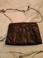 Braune Vintage Ledertasche 50er Düsseldorf - Pempelfort Vorschau