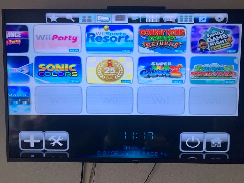 Nintendo Wii, 1 Controller, Kabel 20 spiele Umbau in Ibbenbüren