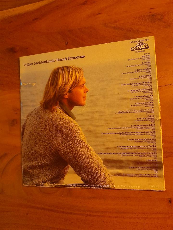 LP 1€/Stk. Schallplatten Volker Lechtenbrink Herz und schnauze in Gehrden