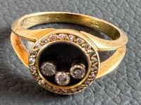 Orig. CHOPARD Happy Diamonds Ring Brillanten Onyx NP 5.600€ Hamburg-Nord - Hamburg Barmbek Vorschau