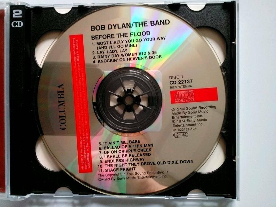Bob Dylan / The Band ‎– Before The Flood(Jewel Case CD)Wie Neu in Blankenfelde-Mahlow