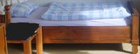 Antikes Biedermeier-Bett, Massivholz Kirsche, 90cm, m. Lattenrost Hessen - Kassel Vorschau