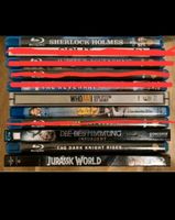 Verschiedene Blu-Ray Filme Jurassic World MAD Max Batman Sherlock Bayern - Wettstetten Vorschau