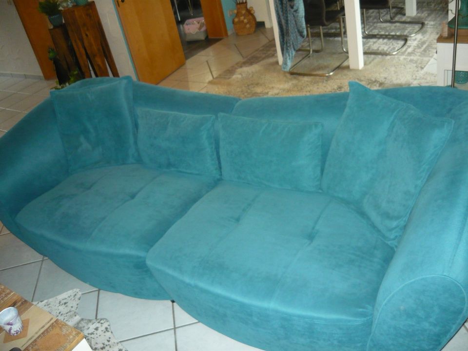 Sofa -Türkis (Farbe) zu verkaufen in Quierschied